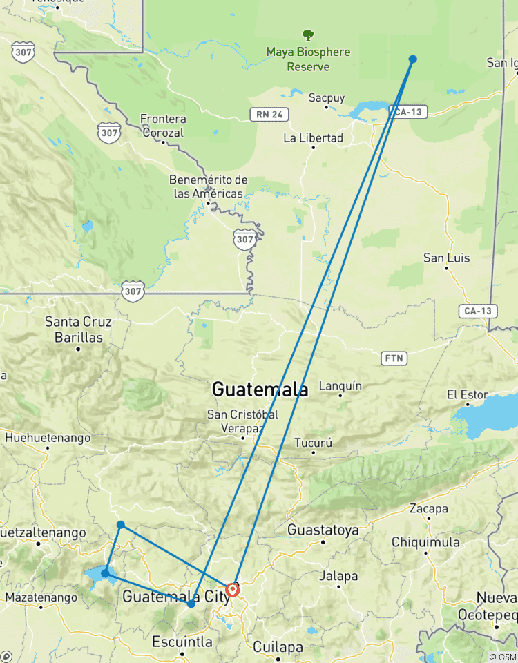8 days Mayan Route Guatemala Tour