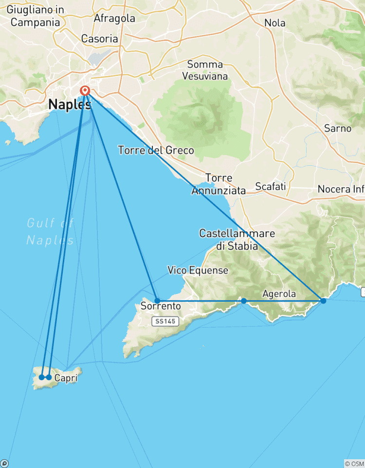 Circuito Explora Sorrento, Positano, Costa Amalfitana y Capri - 4 Días