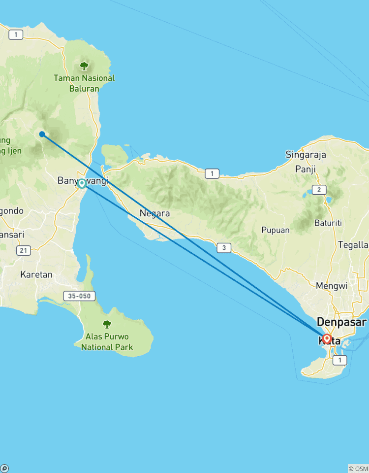 Circuito 2D1N Excursión a Ijen - La Montaña del Apocalipsis desde Bali