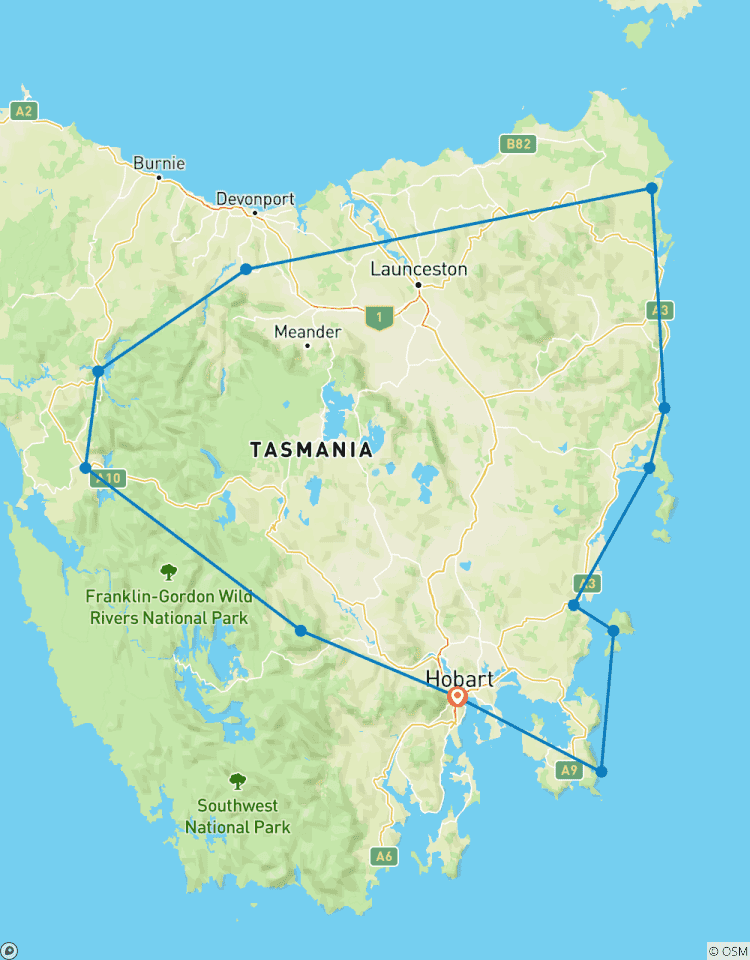6 Day Taste of Tasmania Tour Tour