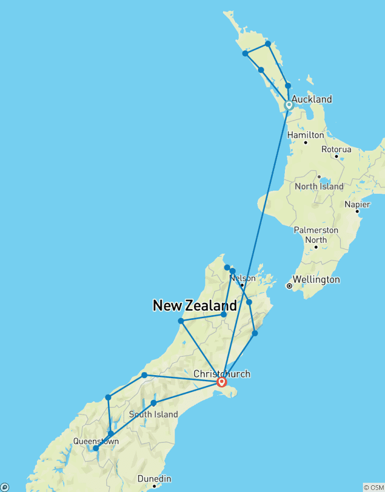Circuito Nueva Zelanda al descubierto