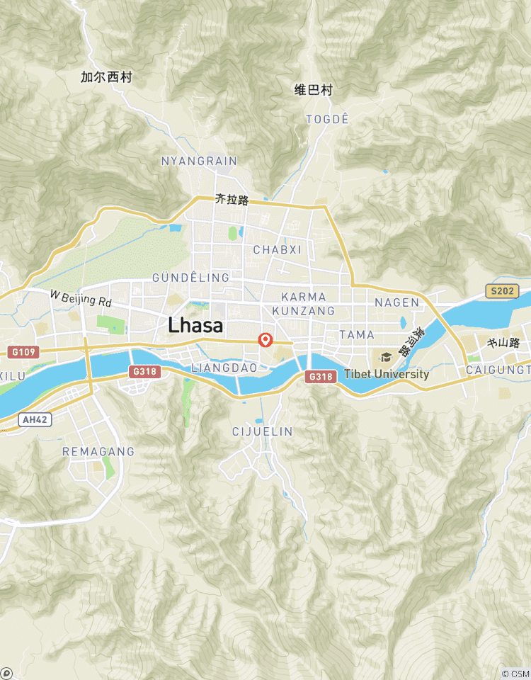 Circuito Excursión Privada Esencial de 4 Días por la Ciudad de Lhasa