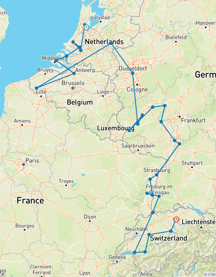 Romantische Rijn & Moezel met Zwitserland 2026 - 19 Dagen (inclusief Moezeldal)-rondreis