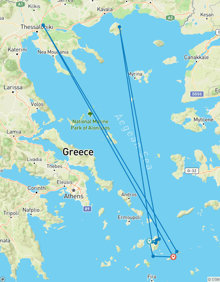 Circuito Cícladas Naxos, Iraklia, Amorgos 11 días de vacaciones a pie