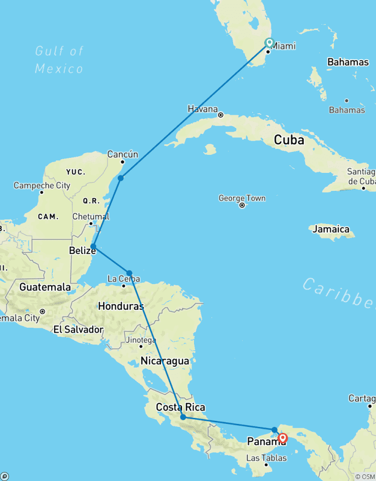 Klassische Panamakanal-Passage Rundreise