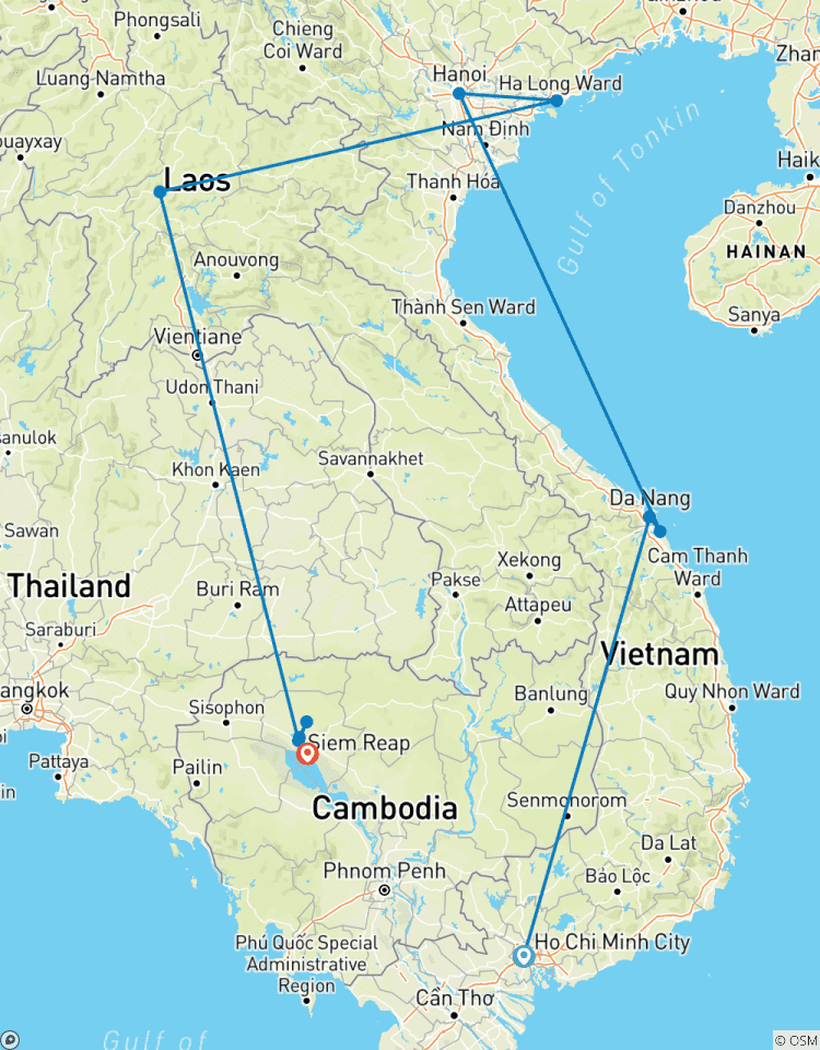 Circuito Expediciones por Indochina: Vietnam, Laos, Camboya