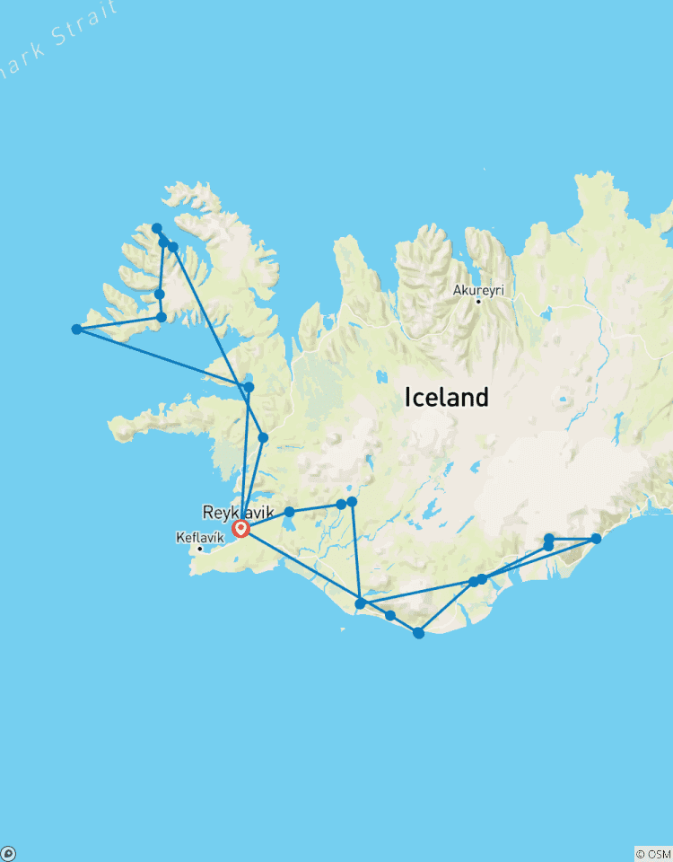 Expeditie van de zuidkust naar de Westfjorden – 6 dagen-rondreis