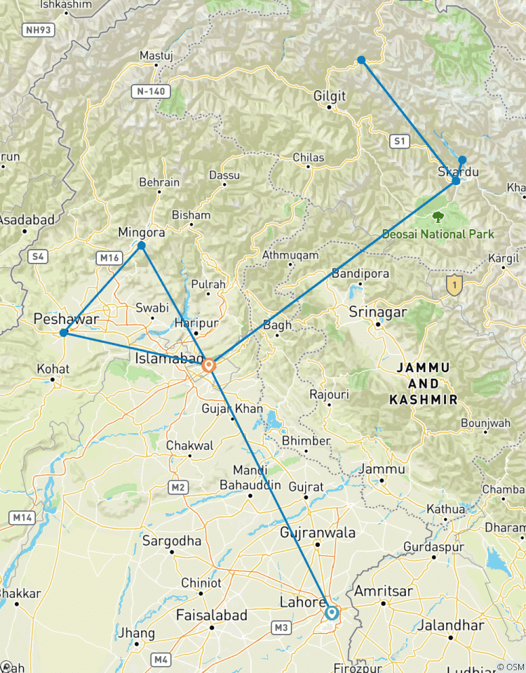 Circuito Viaje por el Pakistán de siempre – 16 días