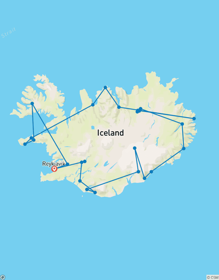 Premium Islande (26 destinations) circuit