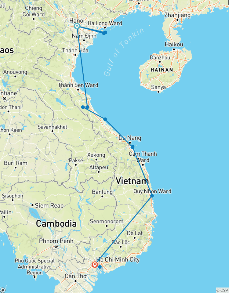 Hanoi to Ho Chi Minh City Tour