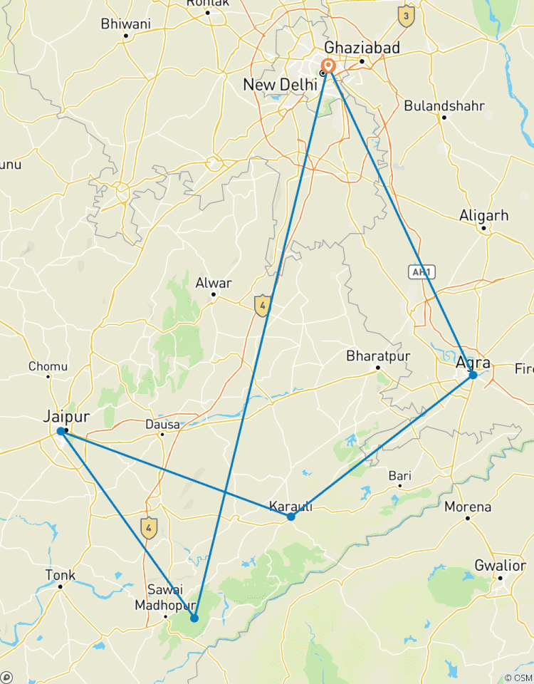 Golden Triangle & Tigers - 10 days Tour