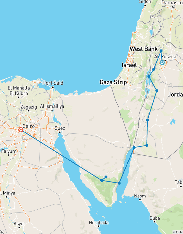 Jordan & Egypt Express Tour