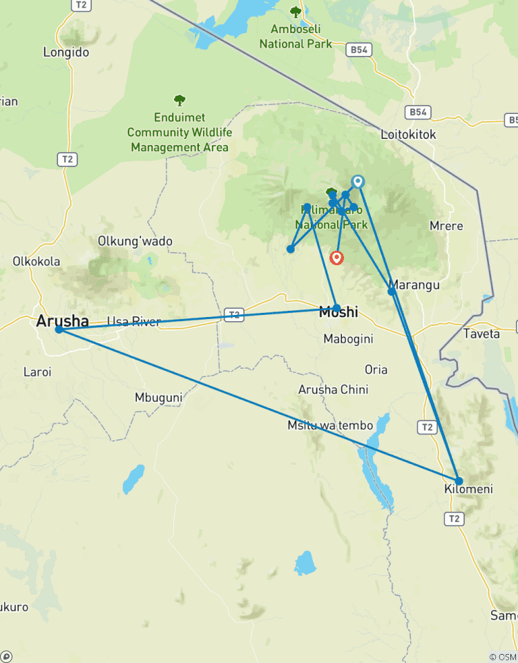 Kilimandscharo - Machame Route „Whisky Route“ Rundreise