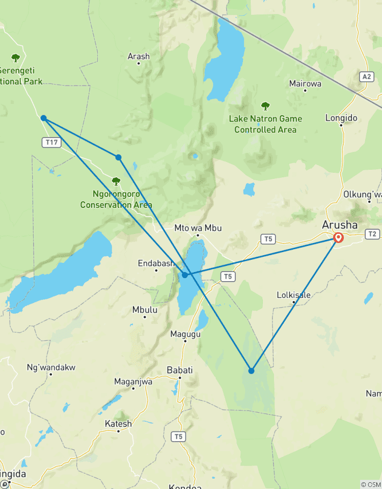 Jambo Tanzania Safari - 5 Tage faszinierende Safari Rundreise