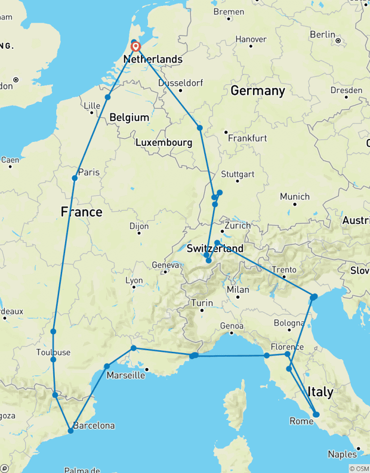 Europa Entdeckungsreise Rundreise