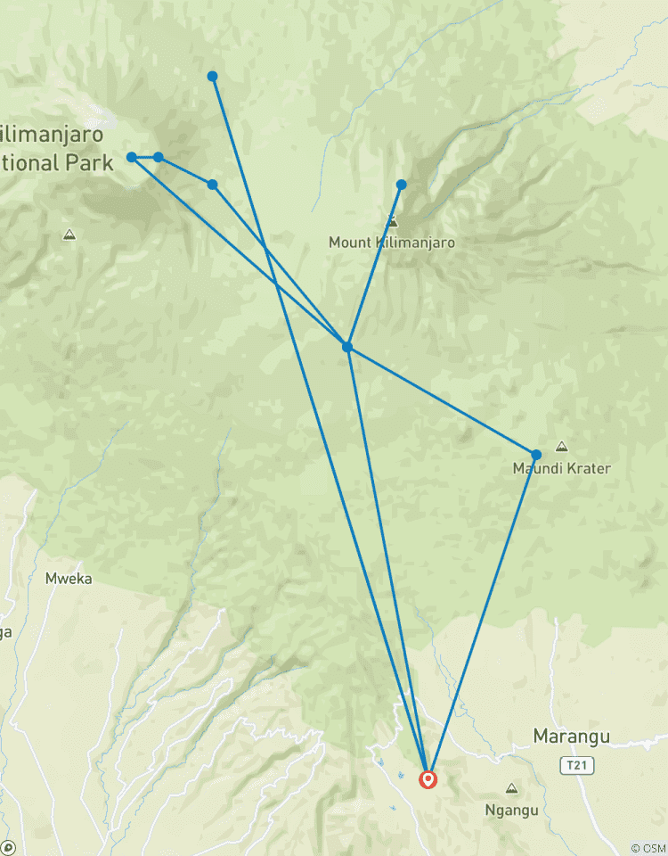 Kilimanjaro: Marangu Route Tour