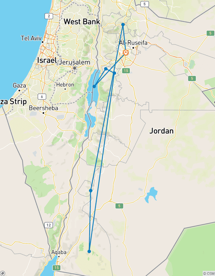 La Jordanie intemporelle circuit