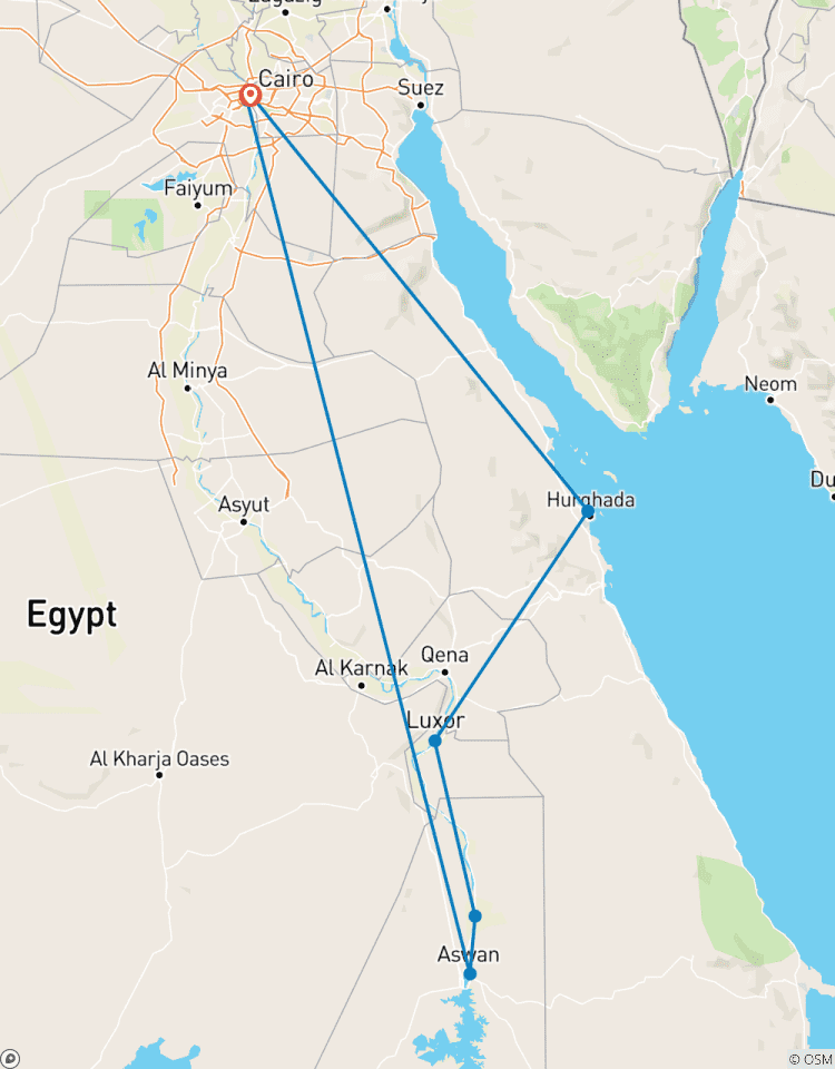 Les merveilles des pharaons circuit