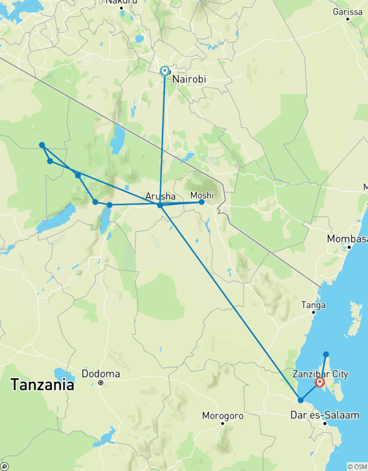Savanes et sables circuit