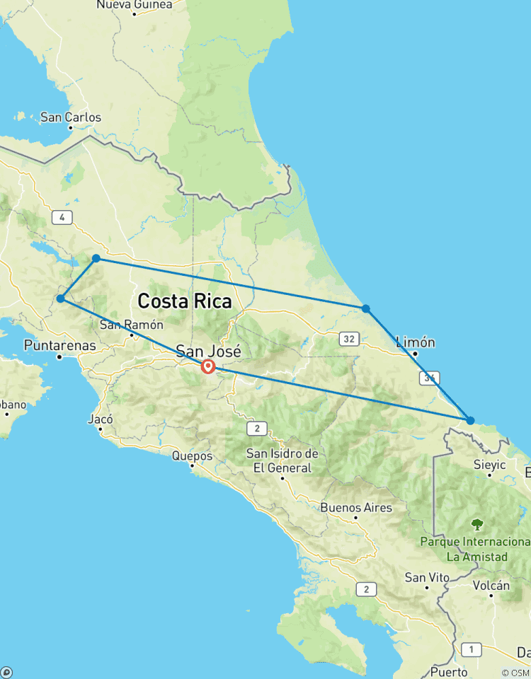 Costa Rica Active Adventure circuit