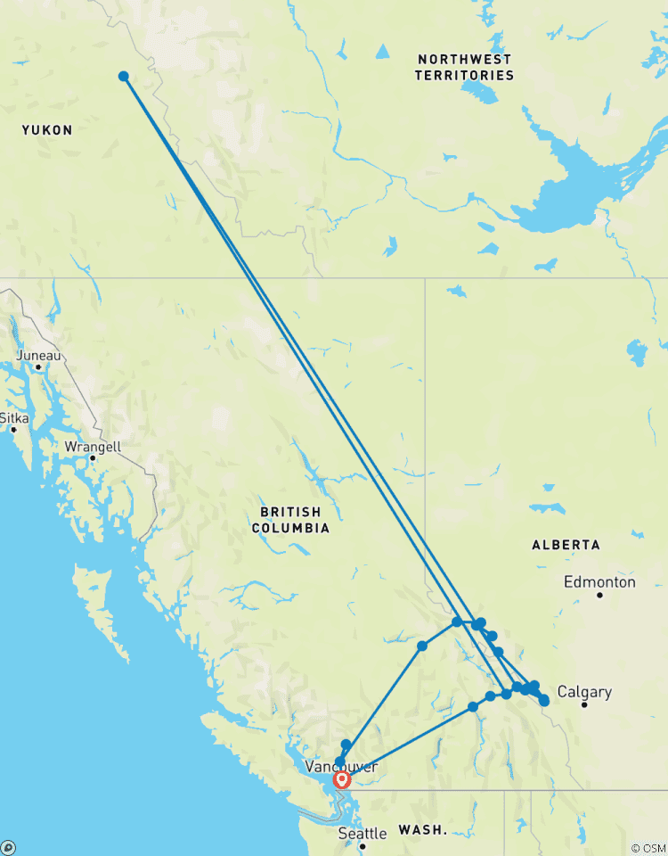 Rocheuses canadiennes circuit
