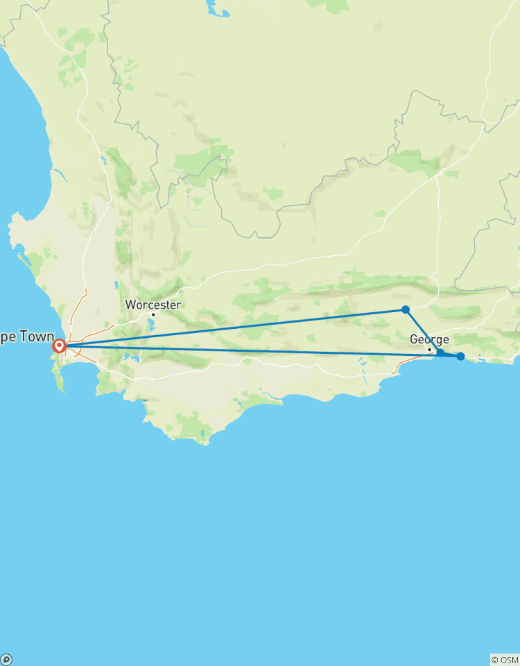 De Tuinroute & safari - een rondreis vanuit Kaapstad - 3 dagen-rondreis