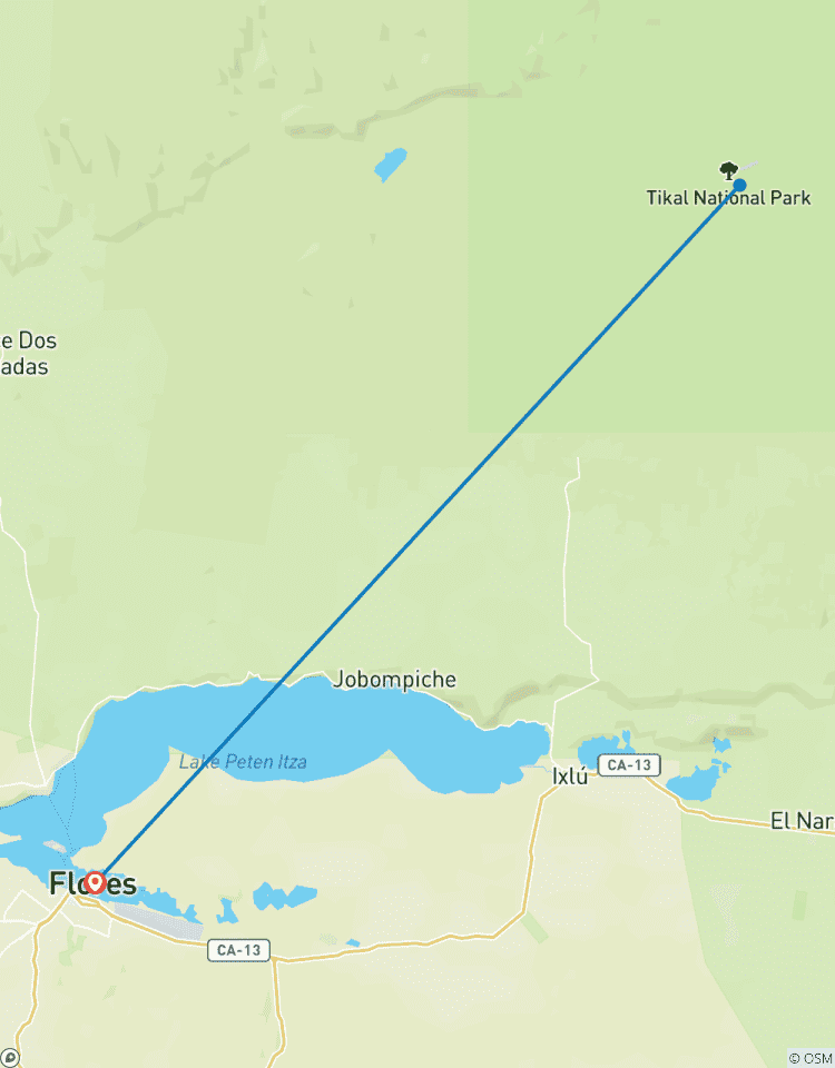 Circuito Desde Flores: Excursión Guiada a las Ruinas de Tikal