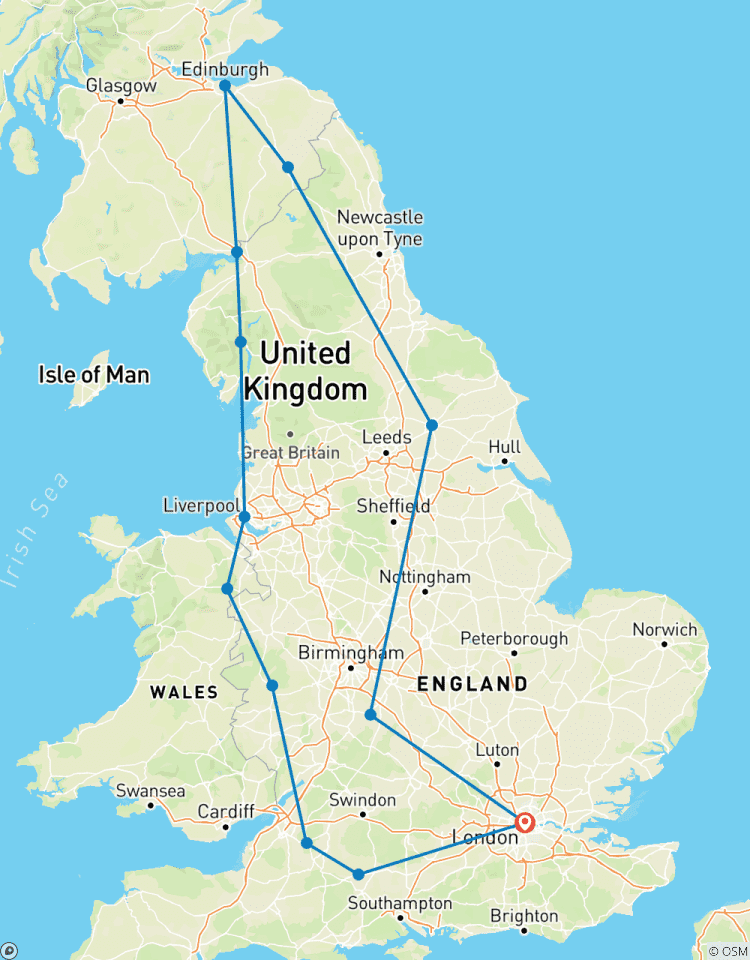 Échantillon de la Grande-Bretagne circuit