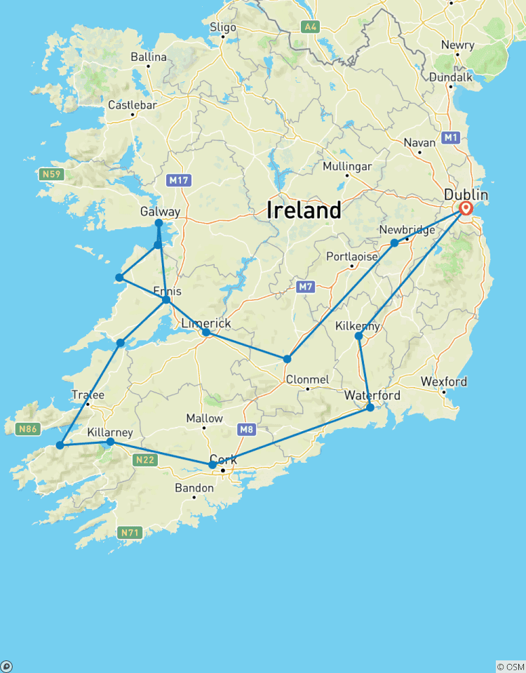 Circuito Introducción a Irlanda