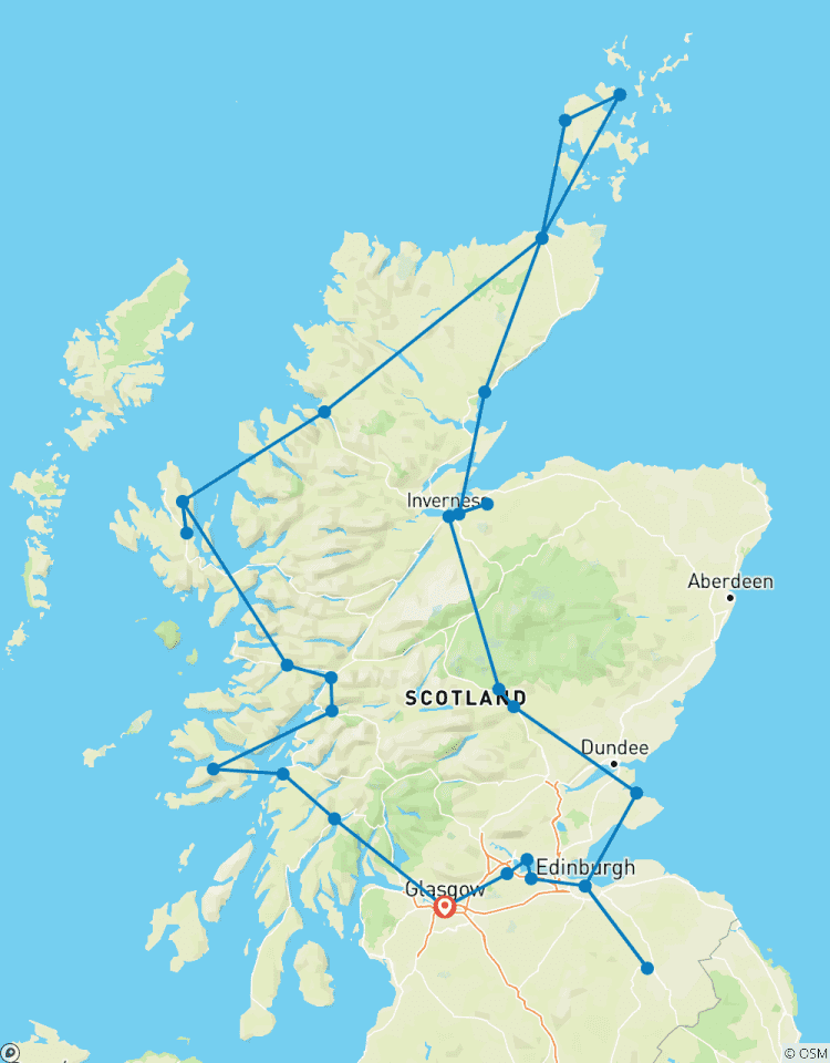 Circuito Tierras Altas e islas de Escocia