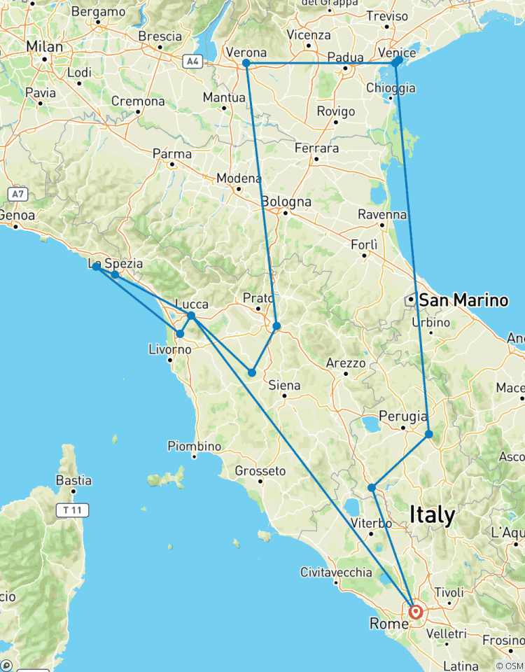 Circuito Tesoros italianos