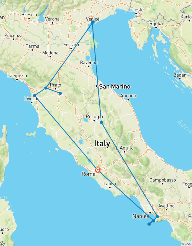 Circuito Lo mejor de Italia