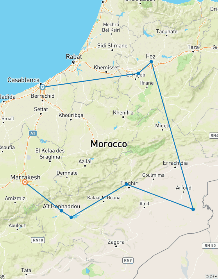 Morocco Kasbahs & Desert Tour