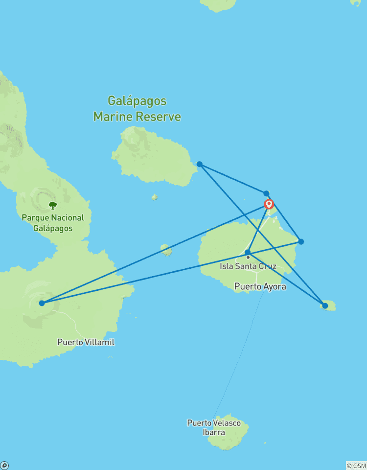 Circuito Excursión terrestre de 5 Días por las increíbles Galápagos, visitando 3 islas