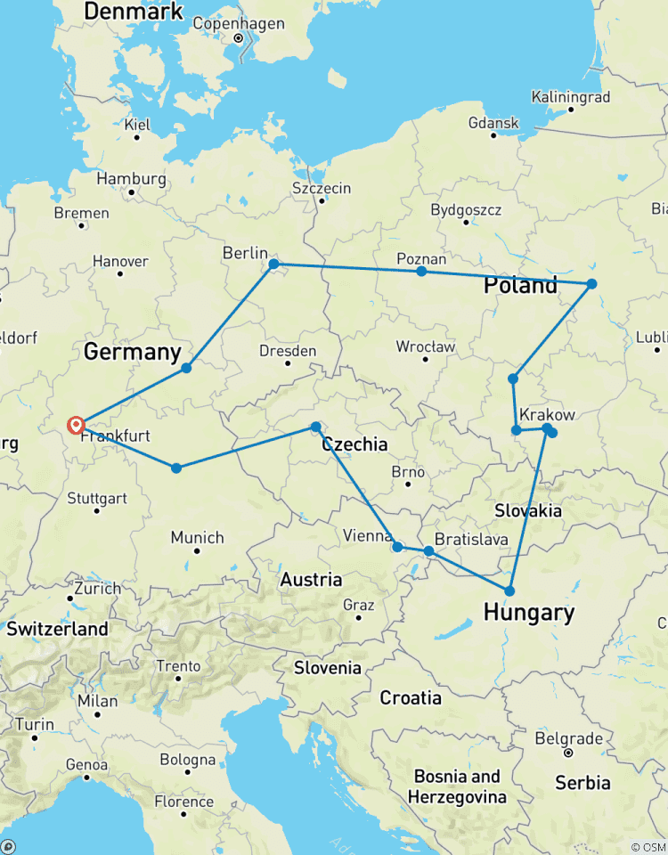 Europe centrale circuit