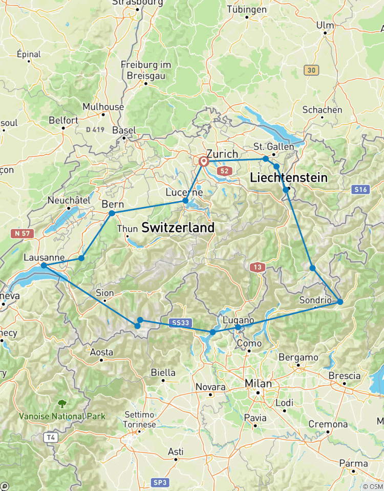Grand circuit de Suisse circuit