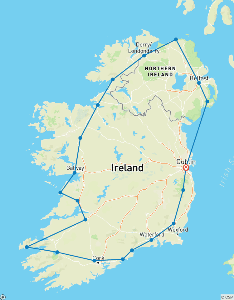 Découverte de l\'Irlande circuit
