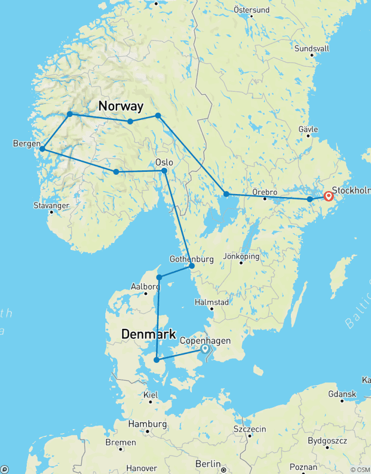 Fokus Skandinavien Rundreise