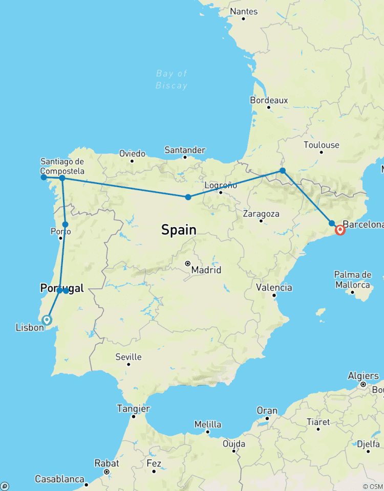 Fatima, Lourdes et les sanctuaires d\'Espagne (2024) circuit