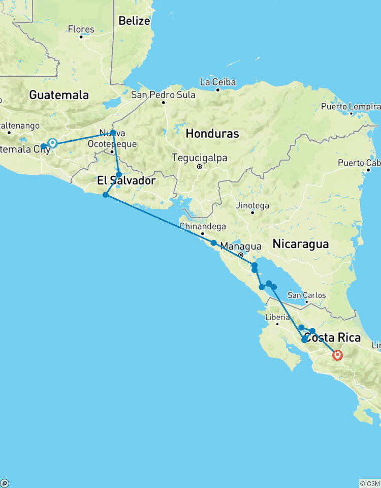 Circuito Ruta de los volcanes - aguas termales y océanos cristalinos