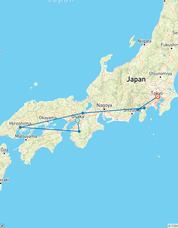 Japon Express - Osaka à Tokyo circuit