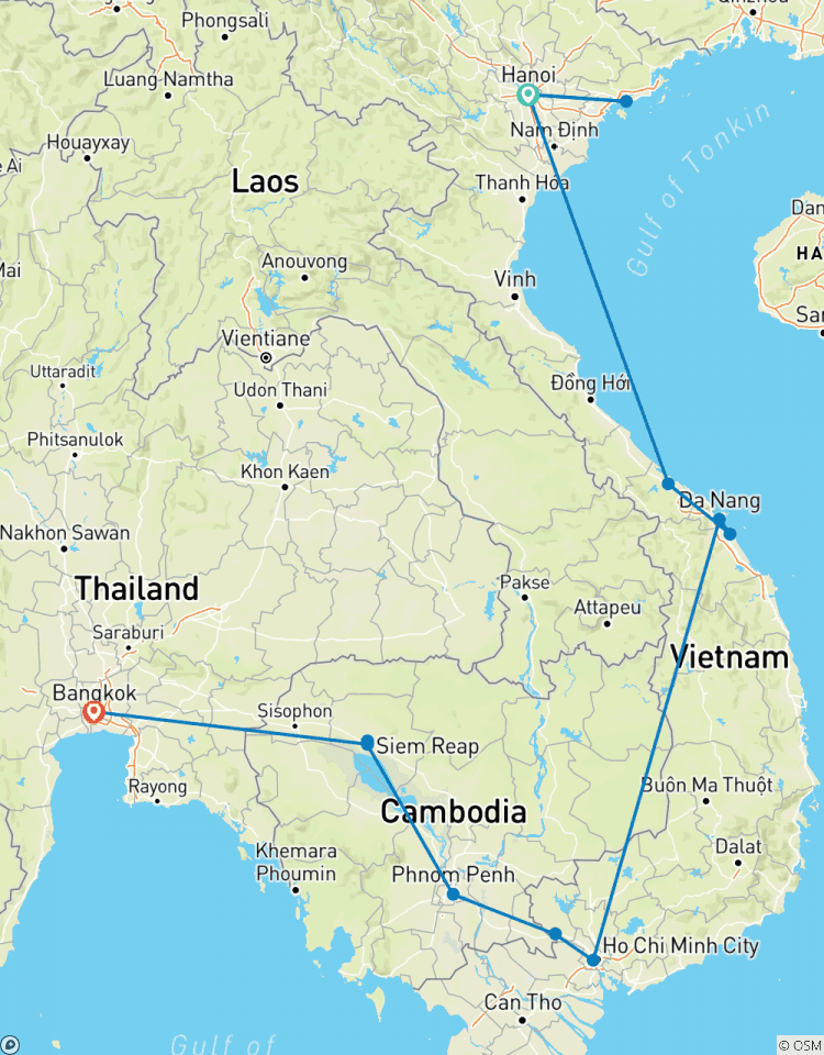 L\'essentiel du Vietnam et du Cambodge circuit
