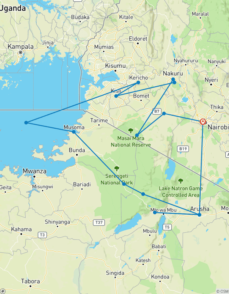 Nairobi To Nairobi 11 Days Overlanding Tour