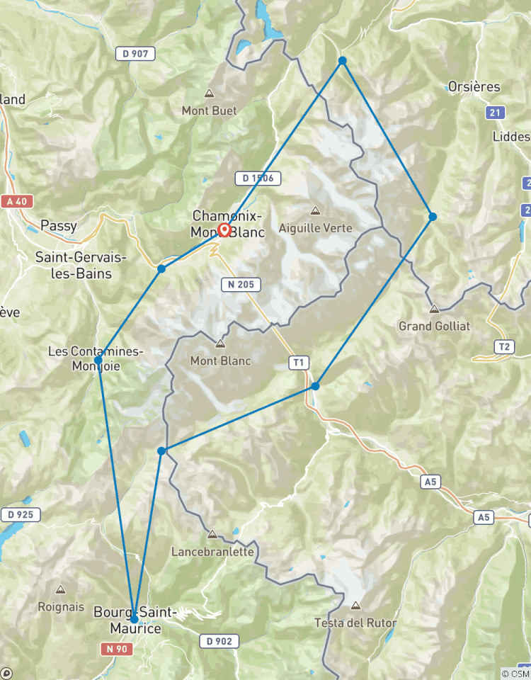 Trekking Mont Blanc Tour
