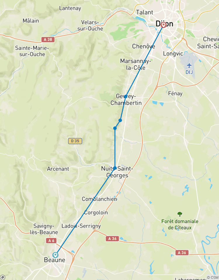 Verken de Bourgondische wijnen-rondreis