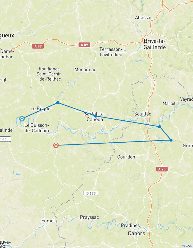 Das Beste von Dordogne Rundreise