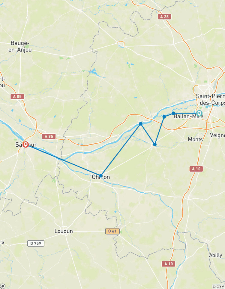 Loire-Tal Geheime Schlösser & Wein Rundreise