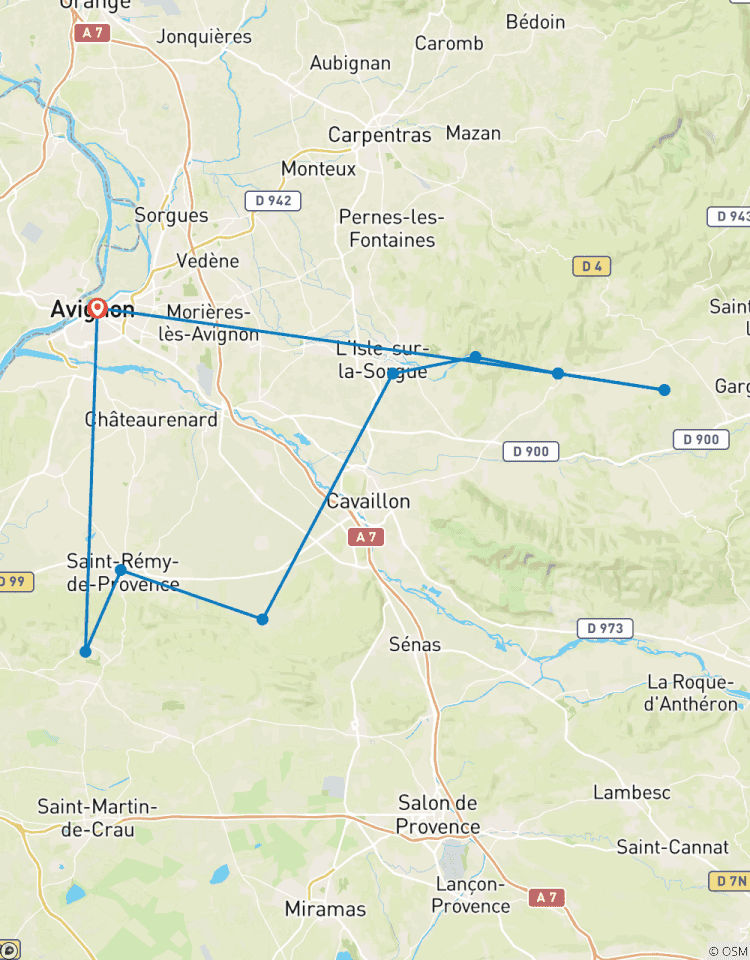 Randonnée en Provence : Les Baux de Provence et Gordes circuit