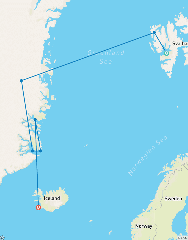 Les points forts de l\'Arctique - Du nord au sud circuit