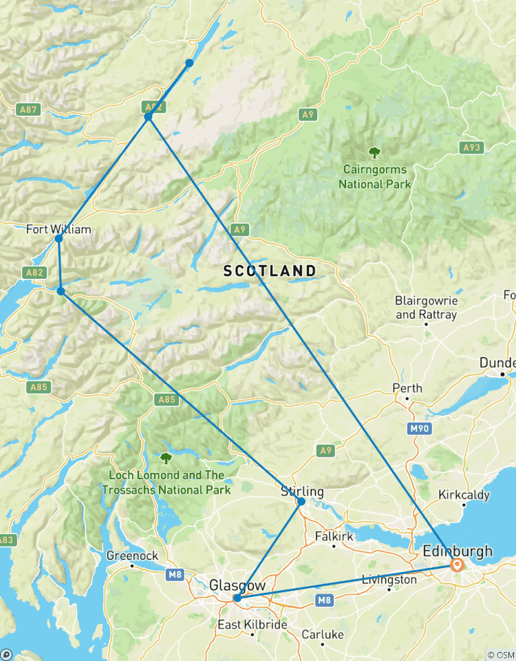 Circuito Castillo de Eilean Donan, Lago Ness y Viaducto de Glenfinnan - Salida de Edimburgo